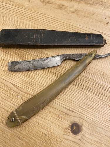 Rasiermesser antik mit - antik,