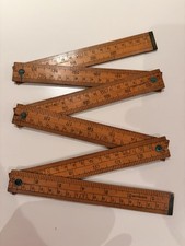 Antik Werkzeug Zollstock