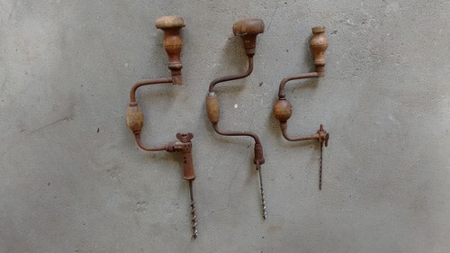 Antike holzbohrer - 3,