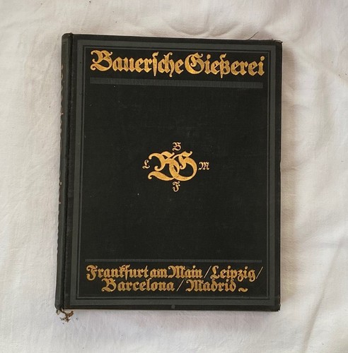 Bauersche gießerei hauptprobe - bauersche,